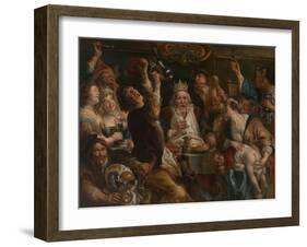 The King Drinks-Jacob Jordaens-Framed Giclee Print