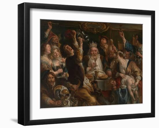 The King Drinks-Jacob Jordaens-Framed Giclee Print