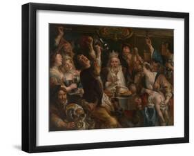 The King Drinks-Jacob Jordaens-Framed Giclee Print