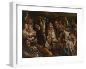 The King Drinks-Jacob Jordaens-Framed Giclee Print