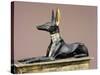 The King in the Form of the God Anubis, from the Tomb of Tutankhamun, Thebes, Egypt-Robert Harding-Stretched Canvas