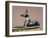 The King in the Form of the God Anubis, from the Tomb of Tutankhamun, Thebes, Egypt-Robert Harding-Framed Photographic Print