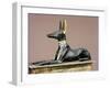 The King in the Form of the God Anubis, from the Tomb of Tutankhamun, Thebes, Egypt-Robert Harding-Framed Photographic Print