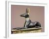 The King in the Form of the God Anubis, from the Tomb of Tutankhamun, Thebes, Egypt-Robert Harding-Framed Photographic Print