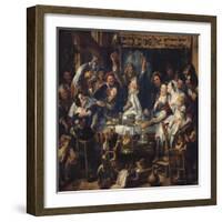 The King is Drinking-Jacob Jordaens-Framed Giclee Print