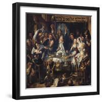 The King is Drinking-Jacob Jordaens-Framed Giclee Print