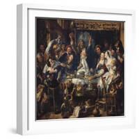 The King is Drinking-Jacob Jordaens-Framed Giclee Print