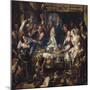 The King is Drinking-Jacob Jordaens-Mounted Giclee Print