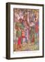 The King Joins the Hands of Robin Hood and Maid Marian, C.1920-Walter Crane-Framed Giclee Print