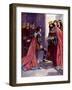The King Made the Black Prince a Knight of the Order of the Garter, 1348-AS Forrest-Framed Giclee Print