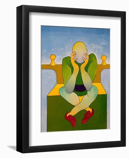 The King of All Frogs, 2007-Jan Groneberg-Framed Premium Giclee Print
