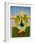 The King of All Frogs, 2007-Jan Groneberg-Framed Giclee Print