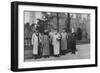 The King of Bavaria Visiting the Imperial German Army Headquarters, 1917-null-Framed Giclee Print