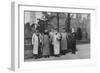 The King of Bavaria Visiting the Imperial German Army Headquarters, 1917-null-Framed Giclee Print