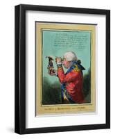 The King of Brobdingnag and Gulliver, Published by Hannah Humphrey in 1803-James Gillray-Framed Giclee Print