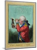 The King of Brobdingnag and Gulliver, Published by Hannah Humphrey in 1803-James Gillray-Mounted Giclee Print