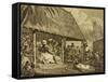The King of Dahomey's Levee-Robert Norris-Framed Stretched Canvas