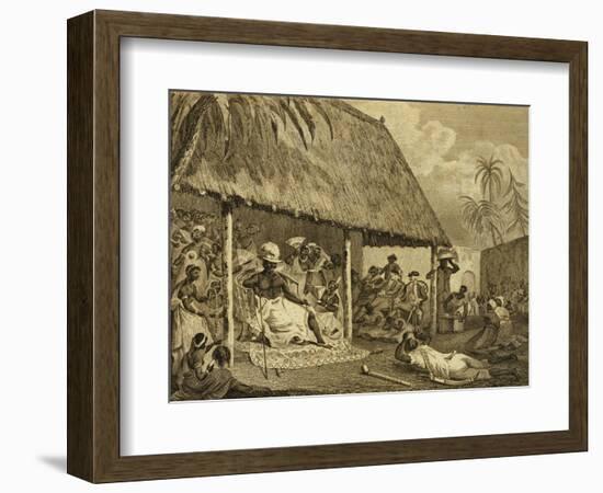The King of Dahomey's Levee-Robert Norris-Framed Giclee Print
