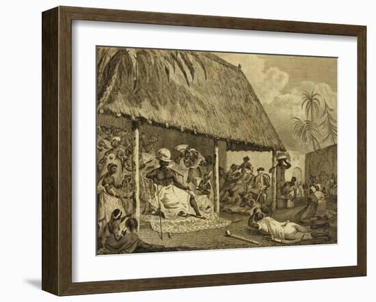 The King of Dahomey's Levee-Robert Norris-Framed Giclee Print