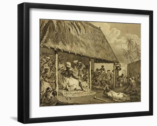 The King of Dahomey's Levee-Robert Norris-Framed Giclee Print