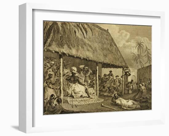 The King of Dahomey's Levee-Robert Norris-Framed Giclee Print