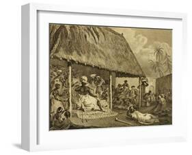 The King of Dahomey's Levee-Robert Norris-Framed Giclee Print