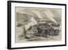 The King of Denmark in Iceland, Leaving the Geysers-null-Framed Giclee Print