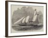 The King of Denmark's New Steam-Yacht the Falkin-Edwin Weedon-Framed Giclee Print