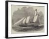 The King of Denmark's New Steam-Yacht the Falkin-Edwin Weedon-Framed Giclee Print