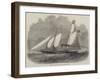 The King of Denmark's New Steam-Yacht the Falkin-Edwin Weedon-Framed Giclee Print