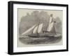 The King of Denmark's New Steam-Yacht the Falkin-Edwin Weedon-Framed Giclee Print