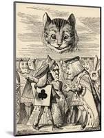 The King of Hearts Arguing with the Executioner, from 'Alice's Adventures in Wonderland' by Lewis…-John Tenniel-Mounted Giclee Print