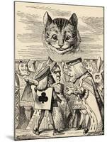 The King of Hearts Arguing with the Executioner, from 'Alice's Adventures in Wonderland' by Lewis…-John Tenniel-Mounted Giclee Print