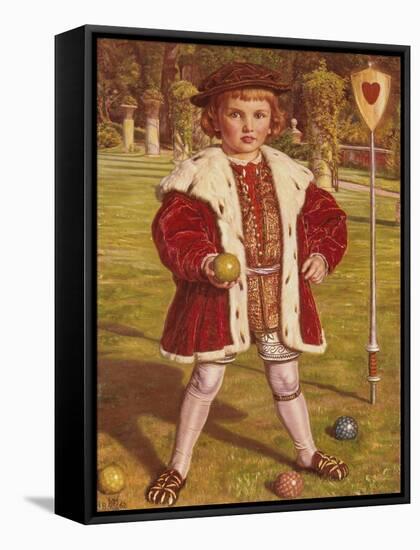 The King of Hearts-William Holman Hunt-Framed Stretched Canvas