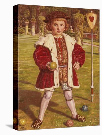 The King of Hearts-William Holman Hunt-Stretched Canvas