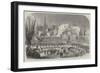 The King of Italy Laying the Foundation-Stone of the New Buildings in the Piazza Del Duomo-null-Framed Giclee Print