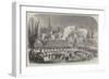 The King of Italy Laying the Foundation-Stone of the New Buildings in the Piazza Del Duomo-null-Framed Giclee Print