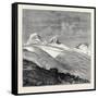 The King of Italy's Hunting Quarters in the Aosta Valley: Foot of the Glacier of Moncarné-null-Framed Stretched Canvas