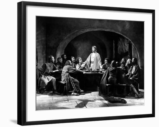 The King Of Kings, H. B. Warner As Jesus Christ, Joseph Schildkraut As Judas Iscariot, 1927-null-Framed Photo