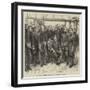 The King of Portugal Visiting HMS Challenger at Lisbon-Godefroy Durand-Framed Giclee Print