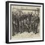 The King of Portugal Visiting HMS Challenger at Lisbon-Godefroy Durand-Framed Giclee Print