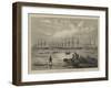 The King of Portugal Visiting the British Squadron at Lisbon-null-Framed Giclee Print