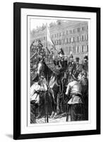 The King of Prussia Addressing the Berliners, 1848-William Barnes Wollen-Framed Giclee Print