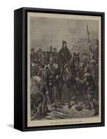 The King of Prussia and His Army-null-Framed Stretched Canvas