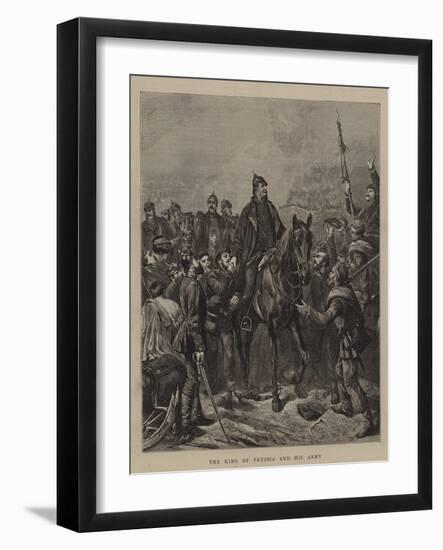 The King of Prussia and His Army-null-Framed Giclee Print