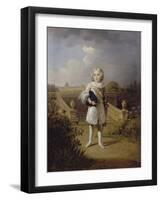 The King of Rome in the Tuileries Gardens (1811-1832)-Georges Rouget-Framed Giclee Print