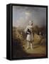 The King of Rome in the Tuileries Gardens (1811-1832)-Georges Rouget-Framed Stretched Canvas