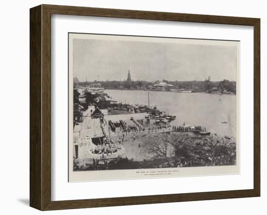 The King of Siam's Departure for Europe-null-Framed Giclee Print