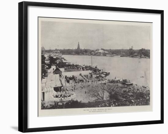 The King of Siam's Departure for Europe-null-Framed Giclee Print