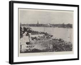 The King of Siam's Departure for Europe-null-Framed Giclee Print
